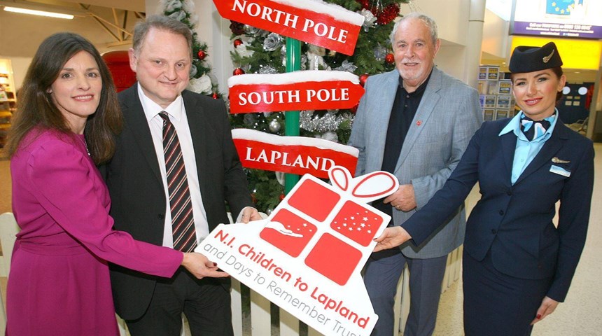 Charity bring children to Lapland