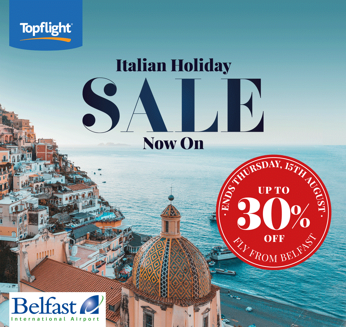 Topflight Sale from Belfast International Airport 