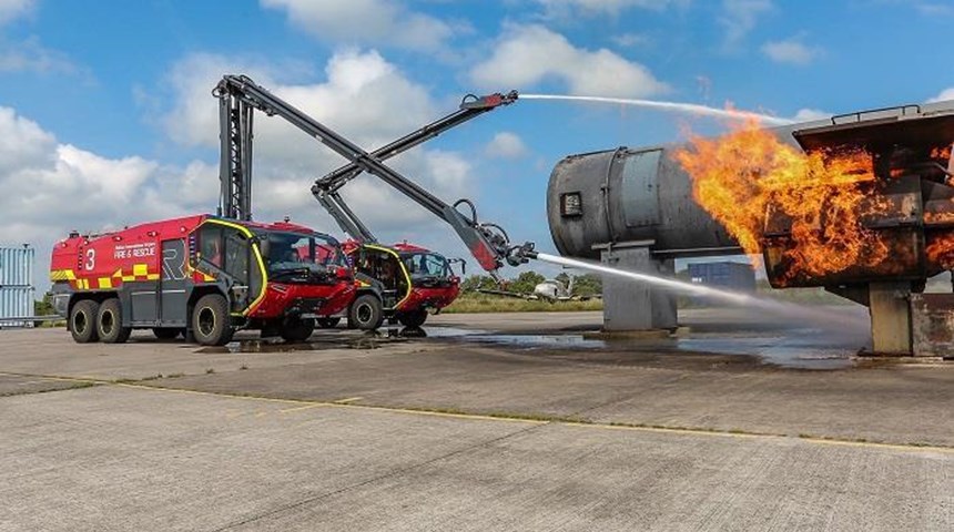 Panthers’ enter service at Belfast International Airport