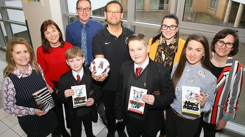 BFS link with BookTrust NI to bring author Dan Friedman on a visit to St Genevieve’s High School and Belfast Boys Model School