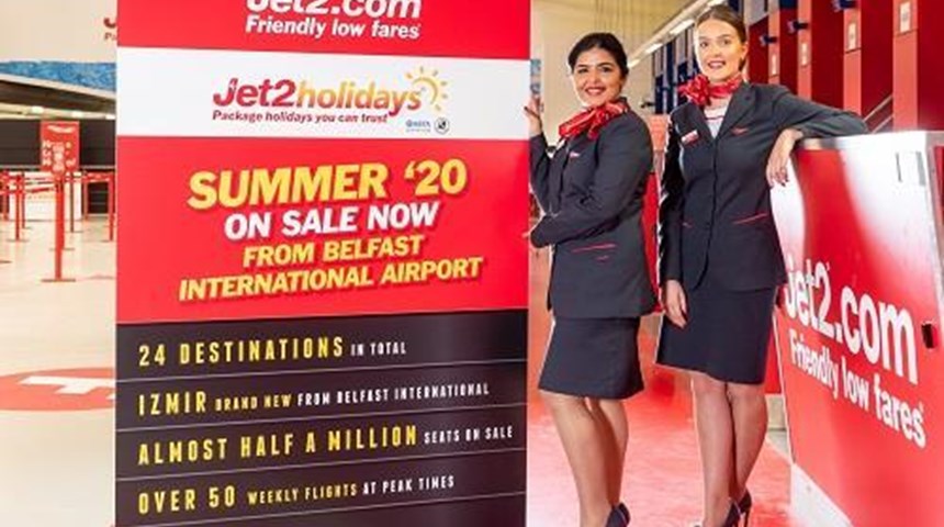 Jet2.com and Jet2holidays Add Brand New Destination from Belfast International for Summer ‘20