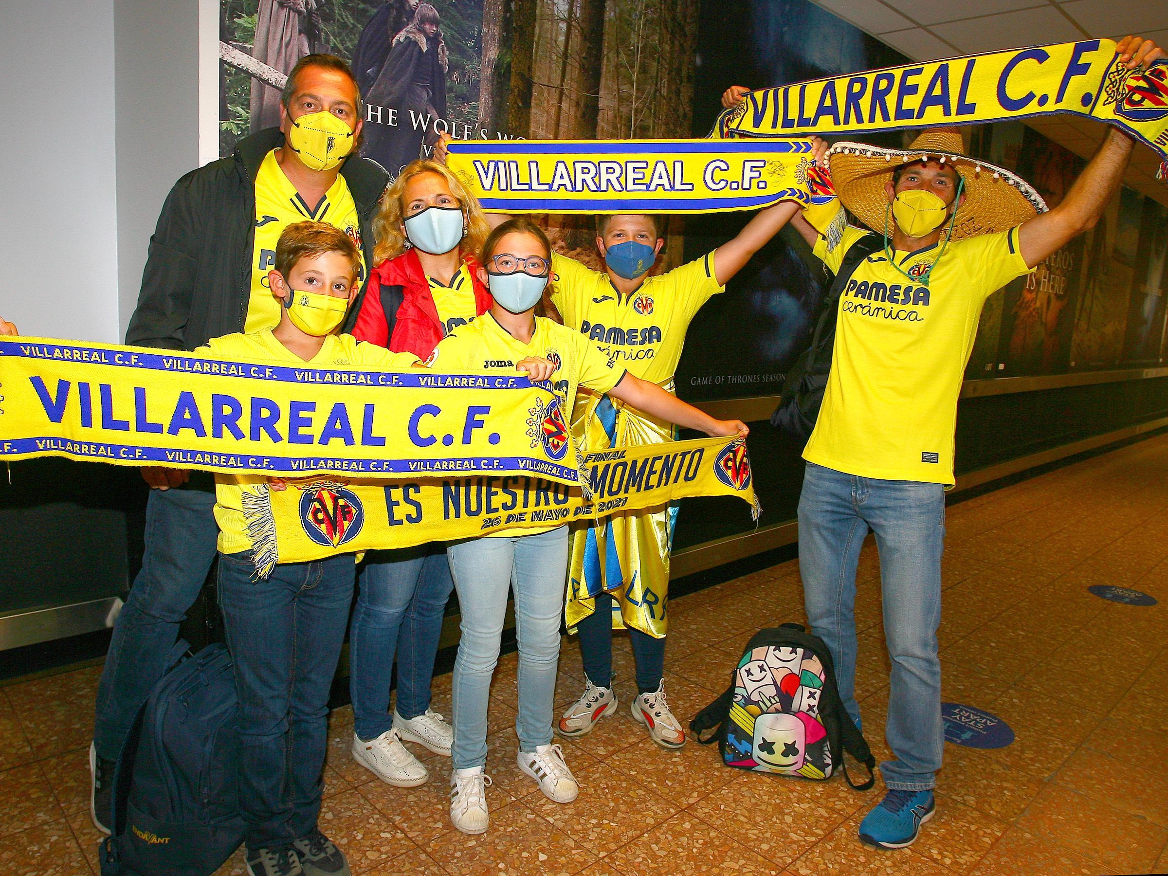 Thousands of fans descend on Belfast International Airport for UEFA Supercup