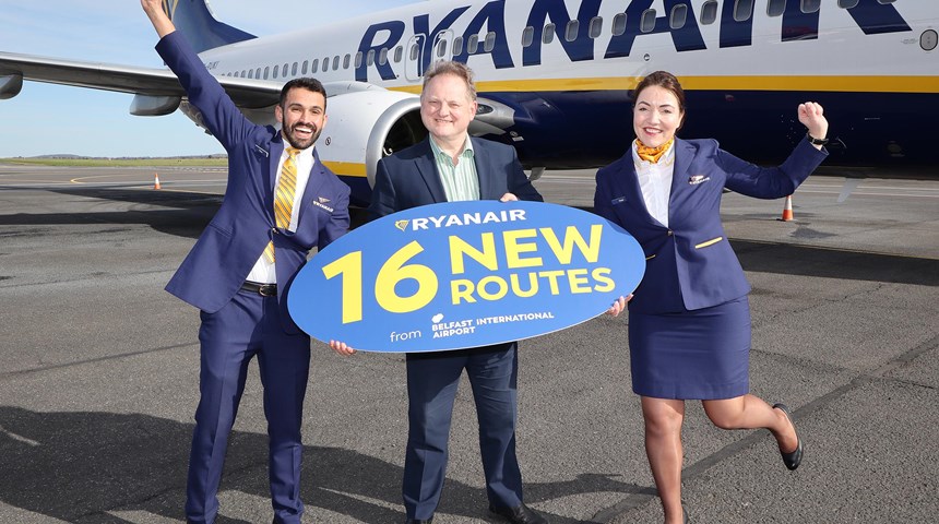 BFS welcomes launch of new Ryanair UK base Today