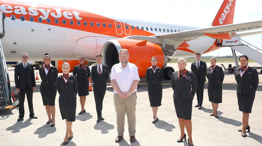 easyJet celebrates arrival of eighth aircraft at Belfast International as more routes and passengers take off this summer