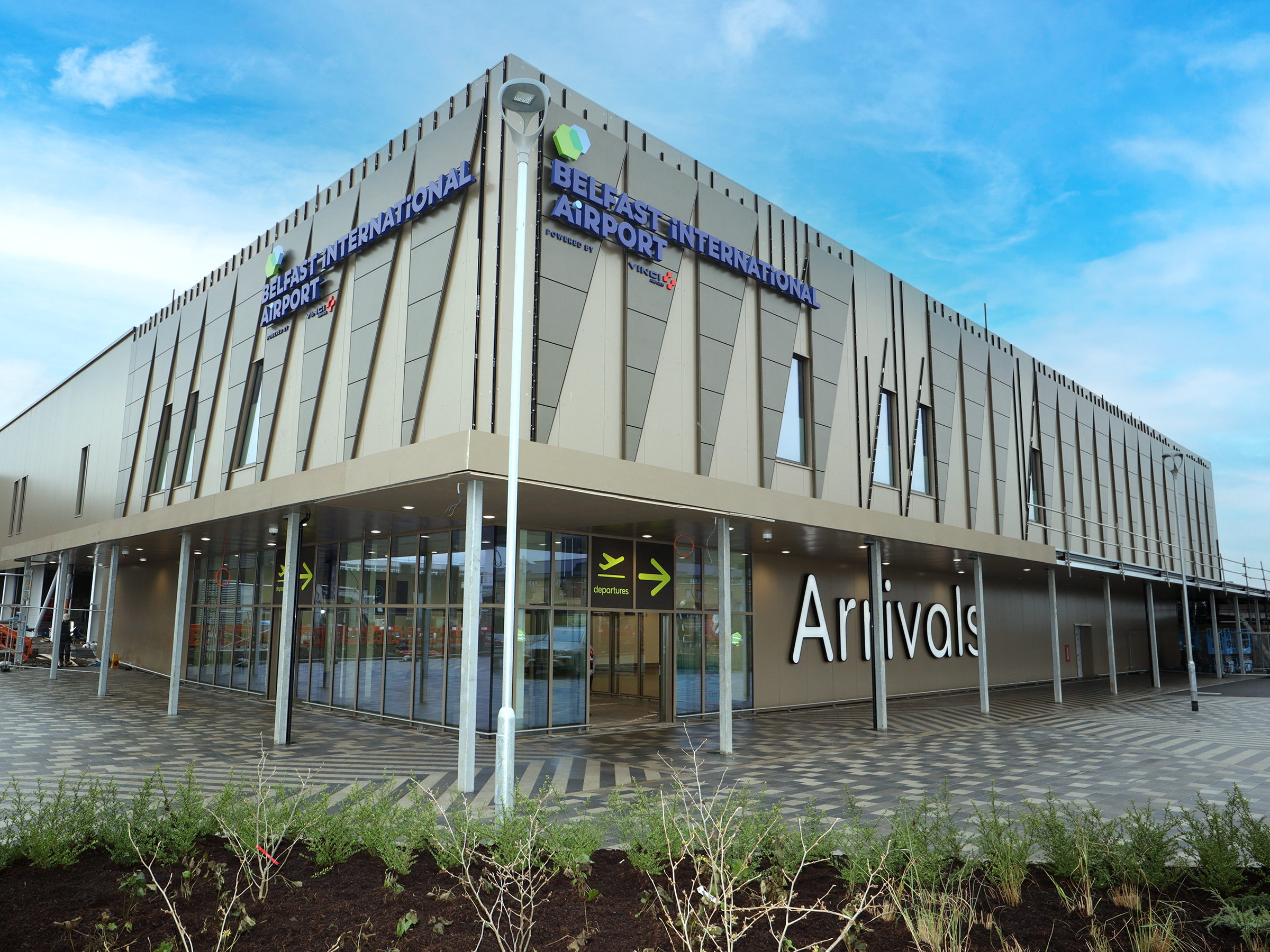 New exit hall opens as Belfast International Airport prepares for its busiest ever festive travel season